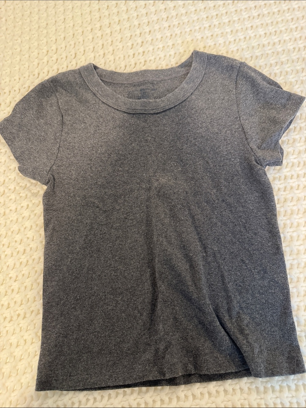 Brandy Melville Heather Gray Short Sleeve Tee